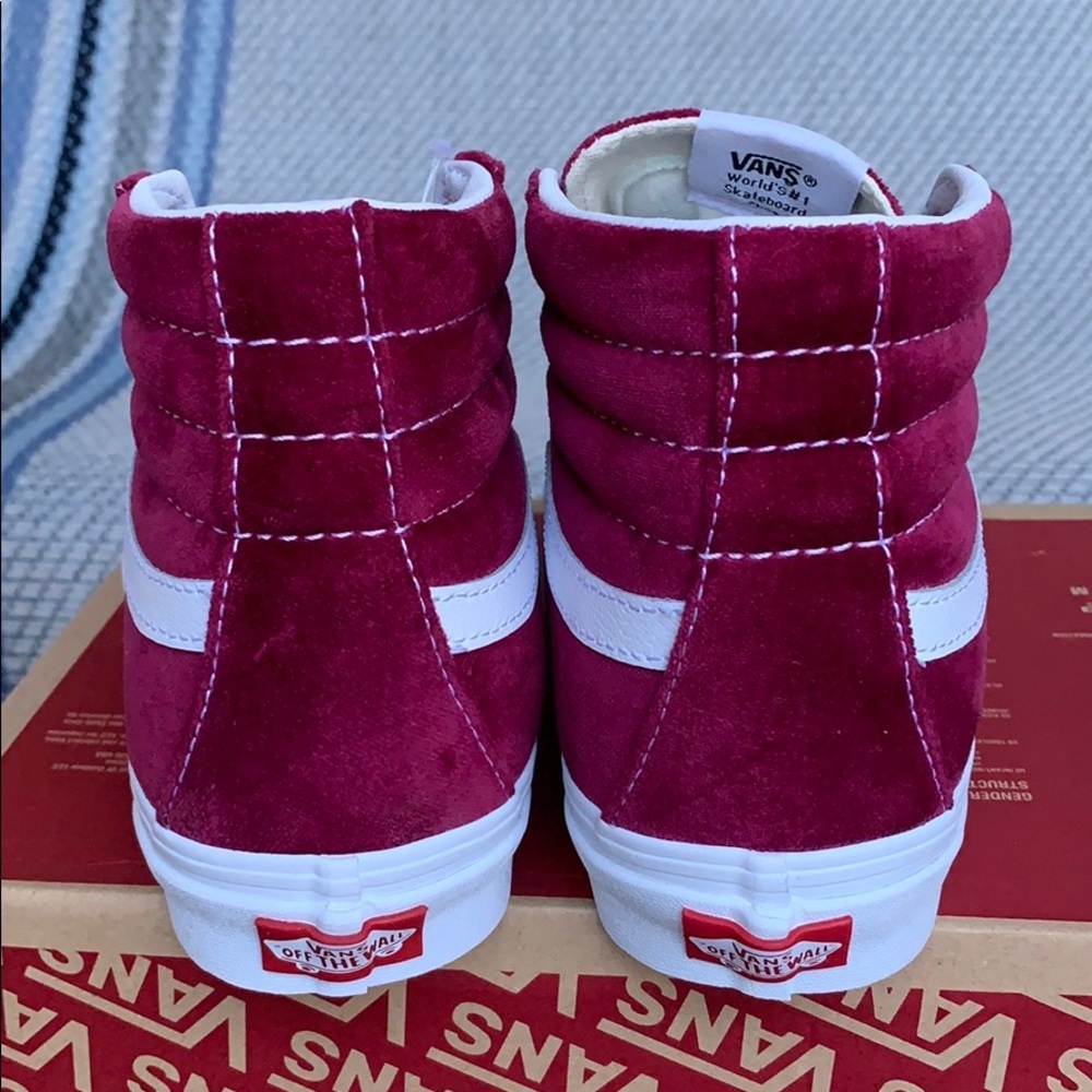 VANS SK8-Hi REISSUE 13 Velvet Beet Red l/True Whit - Picture 8 of 16